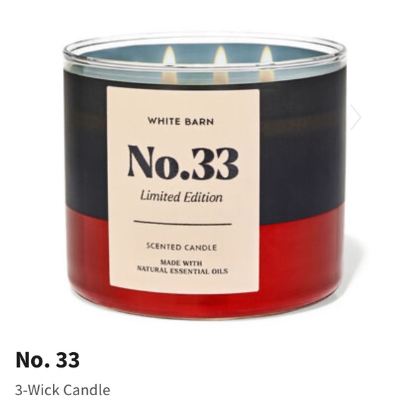 “No. 33” Limited Edition BBW / WB, 3-Wick Scented Candle, 14.5 oz / 411 g, NWTag - Picture 6 of 6
